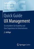 Weichert / Bartel / Quint |  Quick Guide UX Management | Buch |  Sack Fachmedien