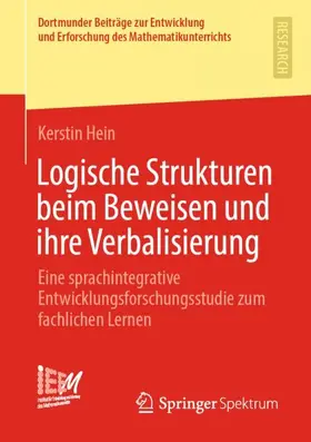 Hein |  Logische Strukturen beim Beweisen und ihre Verbalisierung | Buch |  Sack Fachmedien