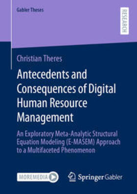 Theres |  Antecedents and Consequences of Digital Human Resource Management | eBook | Sack Fachmedien