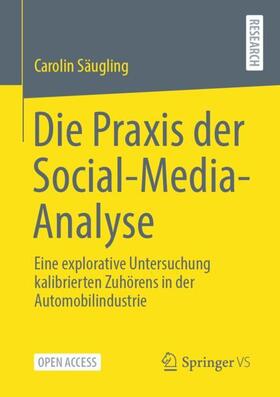 Säugling | Die Praxis der Social-Media-Analyse | Buch | 978-3-658-35120-5 | sack.de