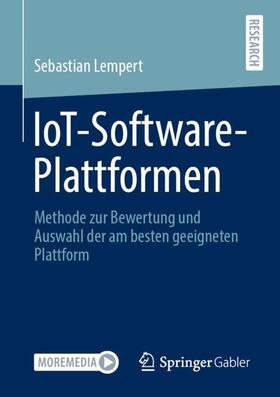 Lempert | IoT-Software-Plattformen | Buch | 978-3-658-35126-7 | sack.de