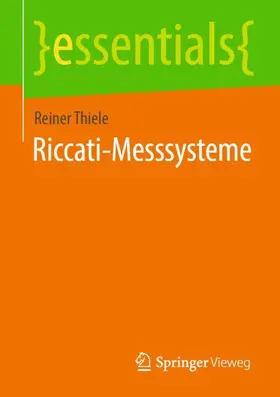 Thiele |  Riccati-Messsysteme | Buch |  Sack Fachmedien