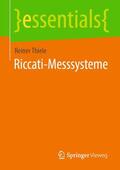 Thiele |  Riccati-Messsysteme | eBook | Sack Fachmedien