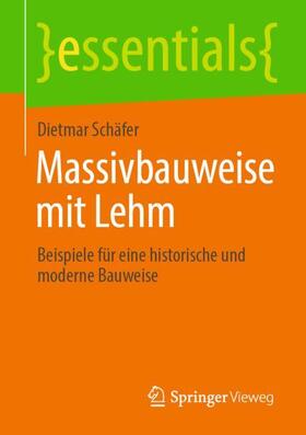 Schäfer | Massivbauweise mit Lehm | Buch | sack.de