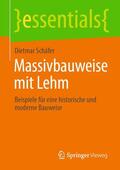 Schäfer |  Massivbauweise mit Lehm | eBook | Sack Fachmedien
