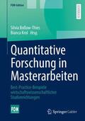 Krol / Boßow-Thies |  Quantitative Forschung in Masterarbeiten | Buch |  Sack Fachmedien
