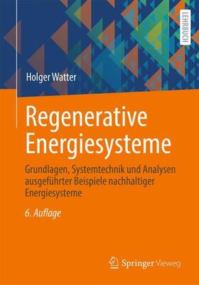 Watter |  Regenerative Energiesysteme | Buch |  Sack Fachmedien