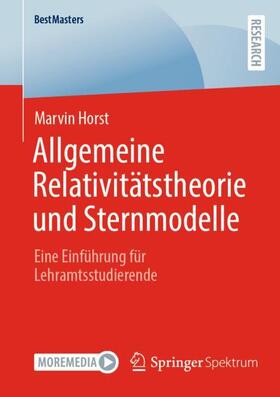 Horst |  Allgemeine Relativitätstheorie und Sternmodelle | Buch |  Sack Fachmedien