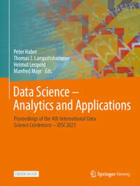 Haber / Lampoltshammer / Leopold |  Data Science – Analytics and Applications | Buch |  Sack Fachmedien