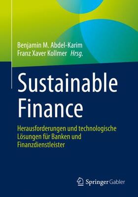 Kollmer / Abdel-Karim | Sustainable Finance | Buch | 978-3-658-36388-8 | sack.de