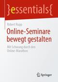Rupp |  Online-Seminare bewegt gestalten | Buch |  Sack Fachmedien