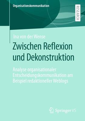 von der Wense | Zwischen Reflexion und Dekonstruktion | E-Book | sack.de