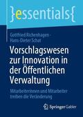 Schat / Richenhagen |  Vorschlagswesen zur Innovation in der Öffentlichen Verwaltung | Buch |  Sack Fachmedien