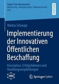 Schaupp |  Implementierung der Innovativen Öffentlichen Beschaffung | Buch |  Sack Fachmedien