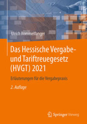 Rommelfanger |  Das Hessische Vergabe- und Tariftreuegesetz (HVGT) 2021 | eBook | Sack Fachmedien