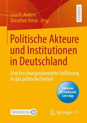 Riese / Anders |  Politische Akteure und Institutionen in Deutschland | Buch |  Sack Fachmedien