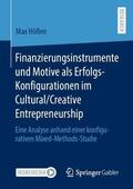 Höllen |  Finanzierungsinstrumente und Motive als Erfolgs-Konfigurationen im Cultural/Creative Entrepreneurship | Buch |  Sack Fachmedien