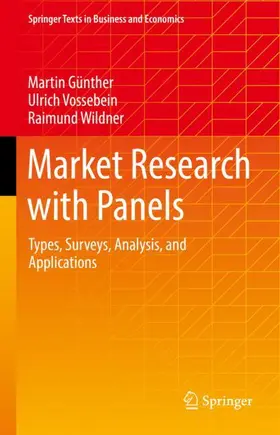 Günther / Wildner / Vossebein |  Market Research with Panels | Buch |  Sack Fachmedien