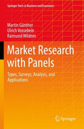 Günther / Wildner / Vossebein |  Market Research with Panels | Buch |  Sack Fachmedien