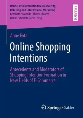 Fota | Online Shopping Intentions | Buch | 978-3-658-37661-1 | sack.de