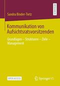 Binder-Tietz |  Kommunikation von Aufsichtsratsvorsitzenden | Buch |  Sack Fachmedien