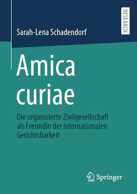 Schadendorf |  Amica curiae | Buch |  Sack Fachmedien