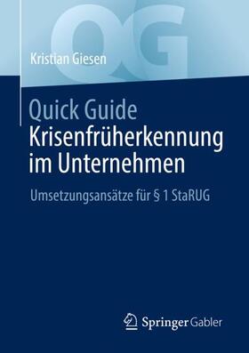 Giesen |  Quick Guide Krisenfrüherkennung im Unternehmen | Buch |  Sack Fachmedien