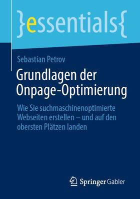 Petrov |  Grundlagen der Onpage-Optimierung | Buch |  Sack Fachmedien