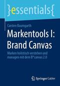Baumgarth |  Markentools I: Brand Canvas | eBook | Sack Fachmedien