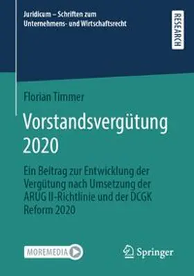 Timmer | Vorstandsvergütung 2020 | E-Book | www.sack.de
