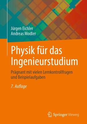 Modler / Eichler | Physik für das Ingenieurstudium | Buch | 978-3-658-38833-1 | sack.de