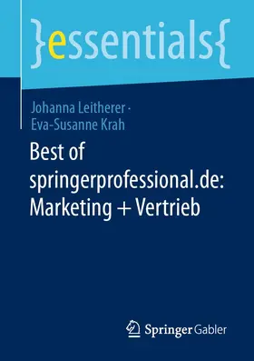 Leitherer / Krah | Best of springerprofessional.de: Marketing + Vertrieb | E-Book | sack.de
