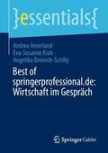 Amerland / Breinich-Schilly / Krah |  Best of springerprofessional.de: Wirtschaft im Gespräch | Buch |  Sack Fachmedien