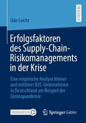 Leicht |  Erfolgsfaktoren des Supply-Chain-Risikomanagements in der Krise | eBook | Sack Fachmedien
