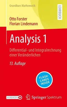 Forster / Lindemann |  Analysis 1 | Buch |  Sack Fachmedien