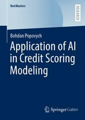 Popovych |  Application of AI in Credit Scoring Modeling | eBook | Sack Fachmedien