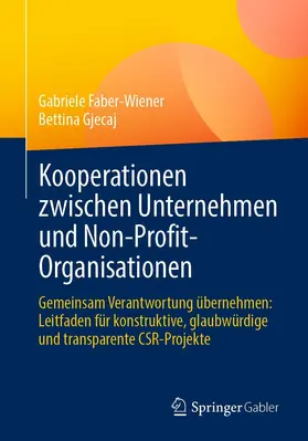 Faber-Wiener / Gjecaj | Kooperationen zwischen Unternehmen und Non-Profit-Organisationen | E-Book | www.sack.de