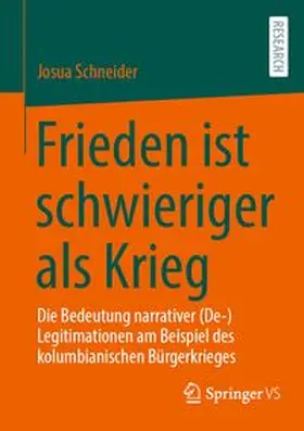 Schneider | Frieden ist schwieriger als Krieg | E-Book | www.sack.de