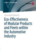 Gabrisch |  Eco-Effectiveness of Modular Products and Fleets within the Automotive Industry | eBook | Sack Fachmedien
