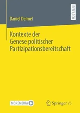 Deimel | Kontexte der Genese politischer Partizipationsbereitschaft | E-Book | www.sack.de