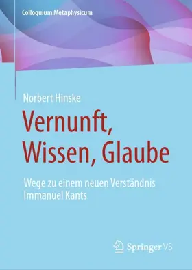Hinske / Böhr |  Vernunft, Wissen, Glaube | Buch |  Sack Fachmedien