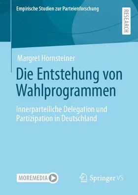 Hornsteiner | Die Entstehung von Wahlprogrammen | Buch | 978-3-658-40660-8 | www.sack.de