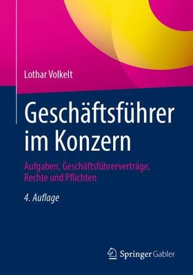 Volkelt | Geschäftsführer im Konzern | Buch | 978-3-658-40775-9 | sack.de