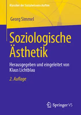 Simmel / Lichtblau | Soziologische Ästhetik | E-Book | www.sack.de