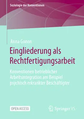 Gonon |  Eingliederung als Rechtfertigungsarbeit | Buch |  Sack Fachmedien