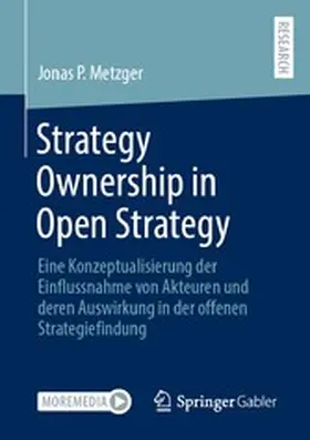 Metzger |  Strategy Ownership in Open Strategy | eBook | Sack Fachmedien