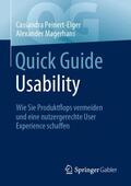 Magerhans / Peinert-Elger |  Quick Guide Usability | Buch |  Sack Fachmedien
