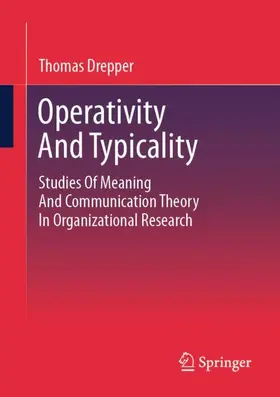 Drepper |  Operativity And Typicality | Buch |  Sack Fachmedien