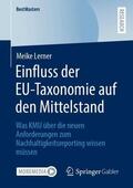 Lerner |  Einfluss der EU-Taxonomie auf den Mittelstand | Buch |  Sack Fachmedien