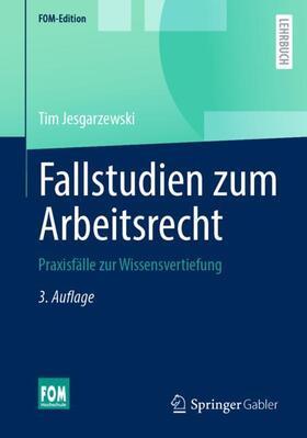 Jesgarzewski |  Fallstudien zum Arbeitsrecht | Buch |  Sack Fachmedien